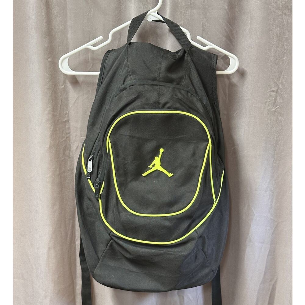 Nike Air Jordan Jump man Backpack Black Neon Yellow
